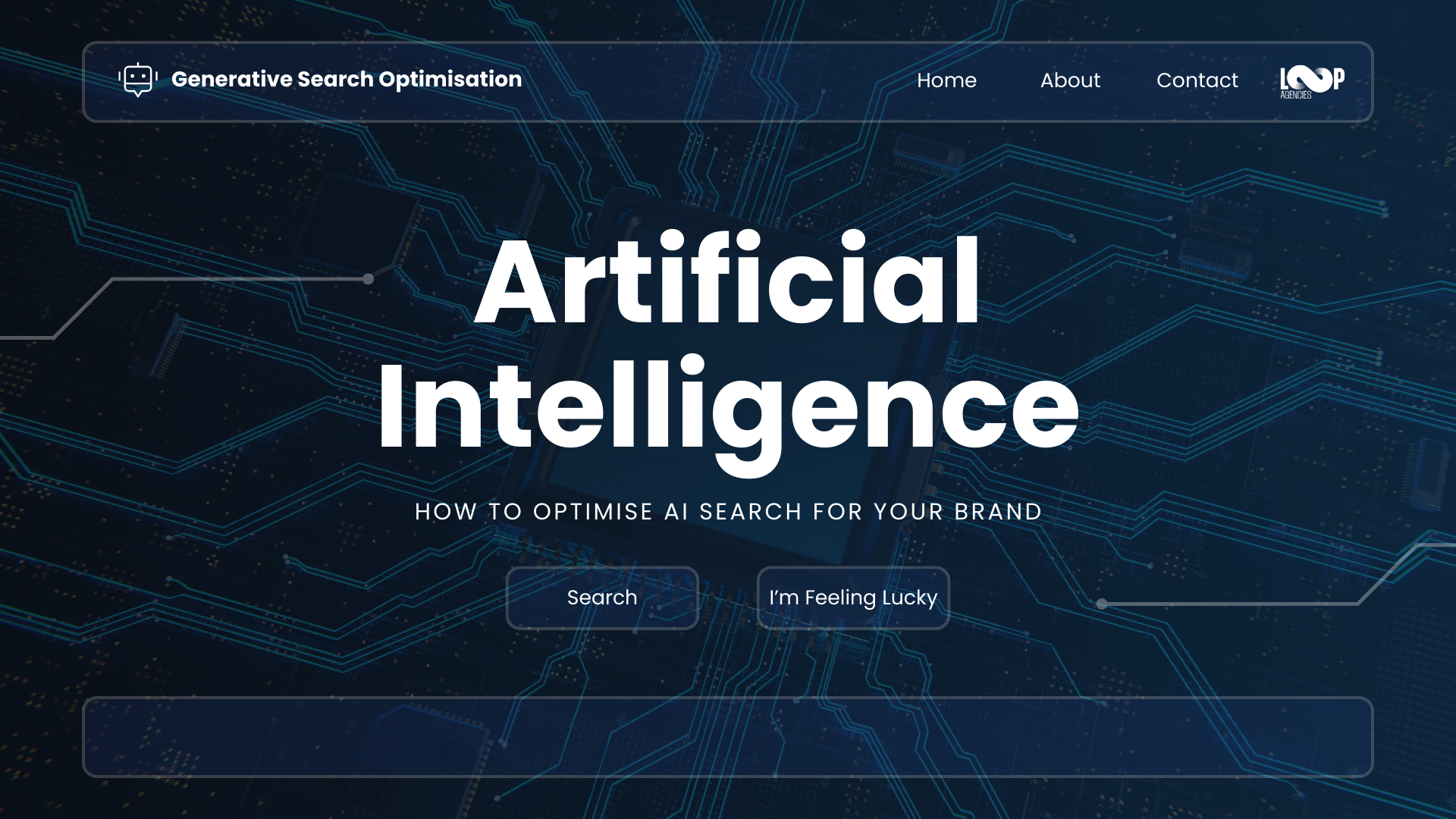 LOOP Agencies — AI Amplified Creative, Regulated Sectors